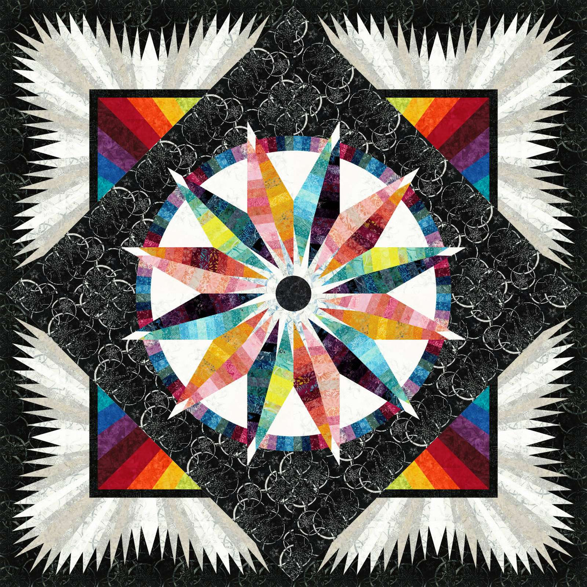 Sundial Queen Quiltworx Quilting Pattern Papers & Thread Quilting