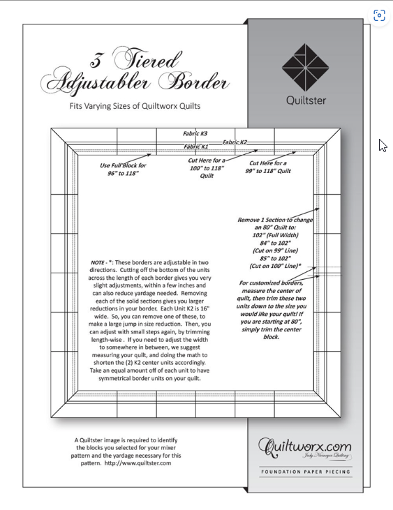 3 Tiered Adjustable Border