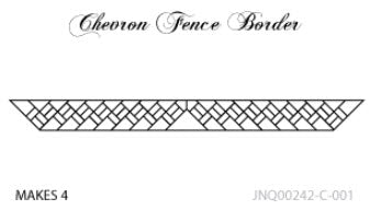 Chevron Fence Border (57
