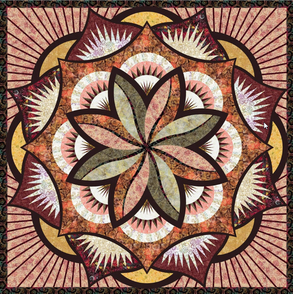 Fabric Kit & Pattern for Cinnamon and Sage