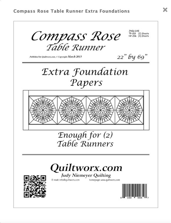 Compass Rose Table Runner Refill