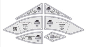 Creative Grids - Diamond Wedding Ring Templates (6 pcs)