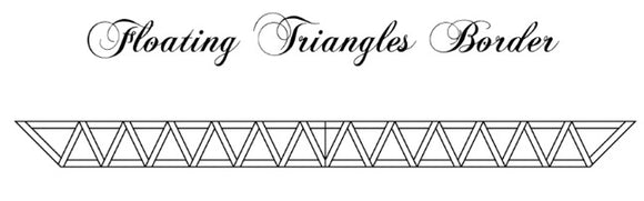 Floating Triangles Border (68