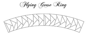Flying Geese Ring 62" Round to 70" Round