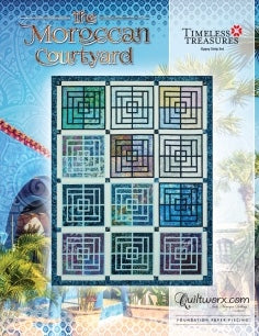 Moroccan Courtyard – Papers & Thread Quilting