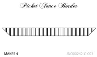 Picket Fence Border (57