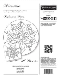 Table Topper - Poinsettia Refill