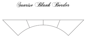 Sunrise Blank Border (70" Round to 80" Square)