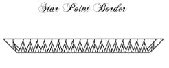 Star Point Border (57" to 68")